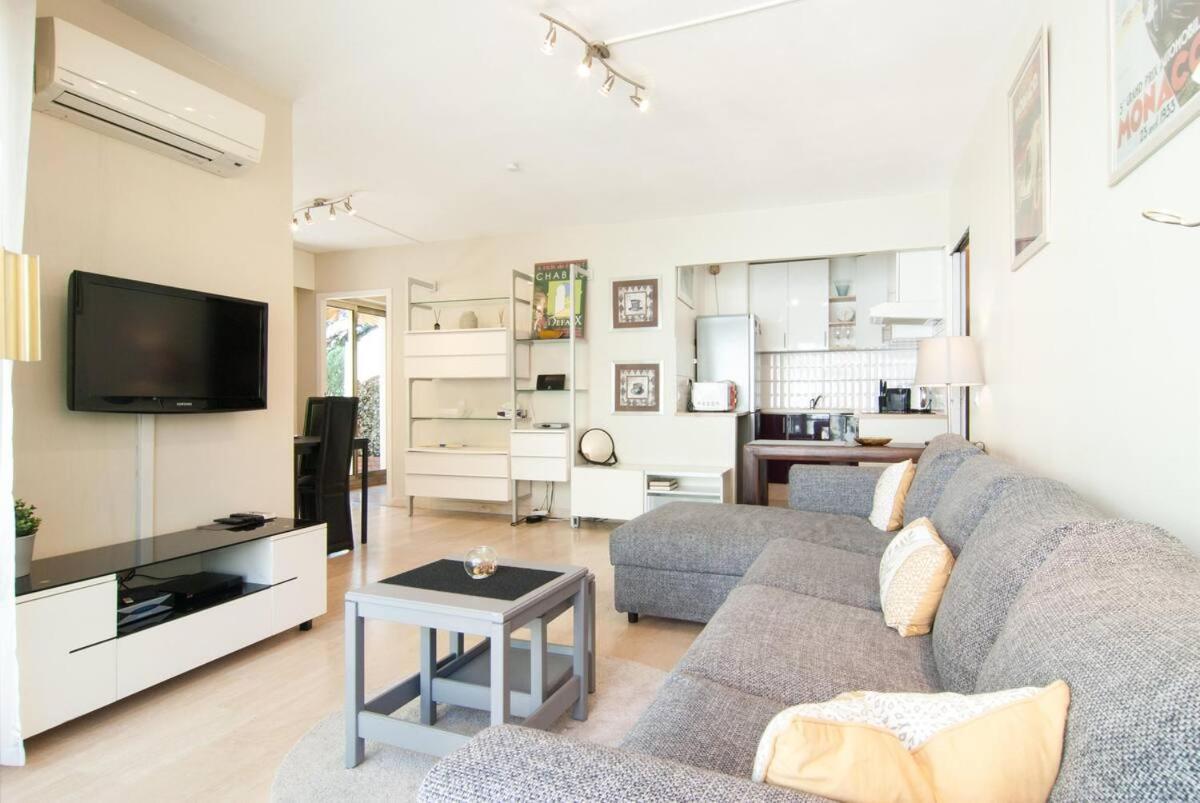 Elegant Apt W/2 Terraces/Mins To Beach & Shops Антиб Экстерьер фото